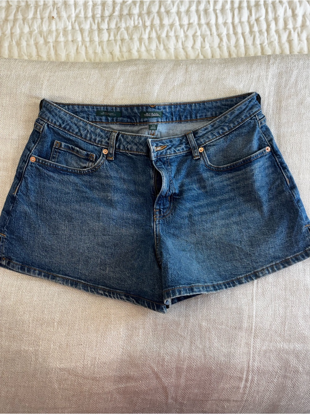 wild fable Dark Blue Denim  Shorts